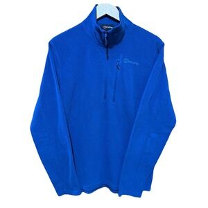 Berghaus Mens Fleece Prism Micro PT Half Zip Jacket Blue Size Medium EUC